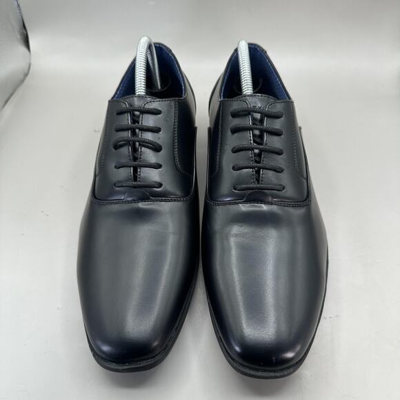 Perry Ellis Portfolio Nelson Shoes Mens Size 9W Black Nelson Oxford Dress main image 4